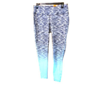 Zelos High Impact High Rise Athletic Leggings Gray & Green Size 2X